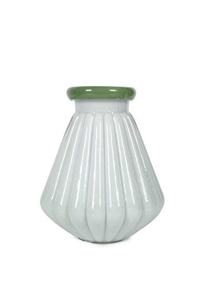 Vitale مزهرية بولونيا البيضاء 22.5*22.5*26.5 سم AK.KI0077