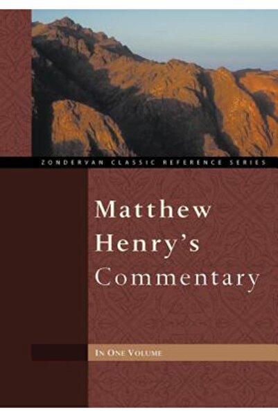 Zondervan Comentariul lui Matthew Henry