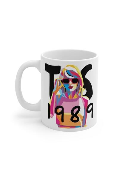 Mio Life كوب مطبوع عليه تايلور سويفت 1989