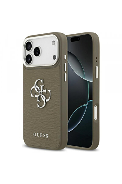 Guess Husa pentru Apple iPhone 17 Pro Max, Guess, 4G Grained Big And Classic ...