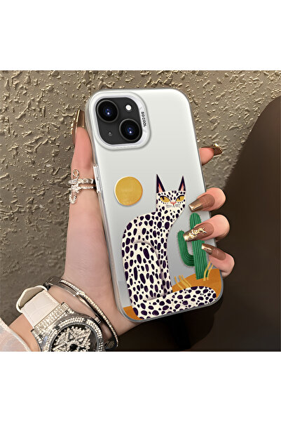 Hontinga حافظة متوافقة مع هاتف iPhone 14، حافظة هاتف صلبة مضادة للسقوط، حيوان...