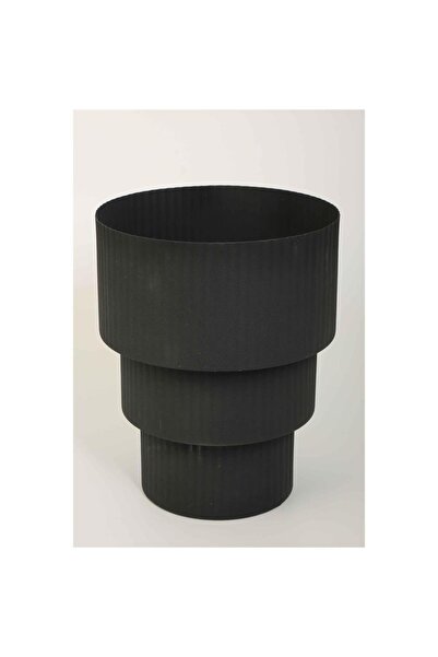 Vitale مزهرية سبيد بلاك باراليل 31*31*37 سم AK.KV0394