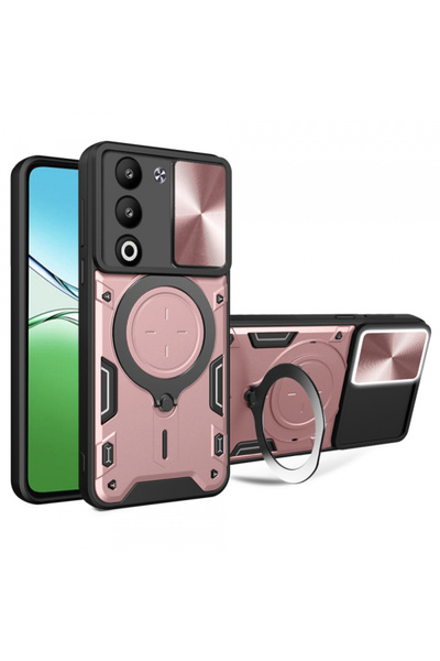 Techsuit Husa pentru Oppo A5 4G / A5 5G, Techsuit, CamGuard Pro, Roz