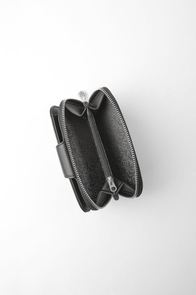 CENGİZ PAKEL Daily Women's Medium Wallet - 65311 - Black