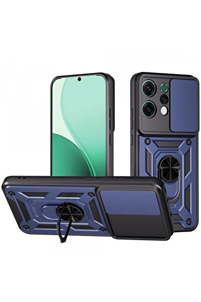 Techsuit Husa pentru Oppo Reno14, Techsuit, CamShield, Albastra