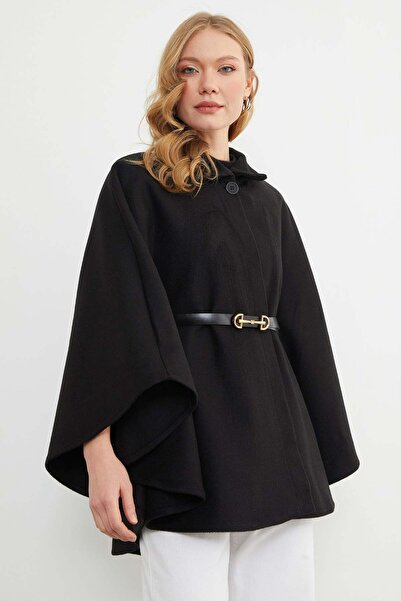 Fulla Moda Поло з коміром-стійкою та капюшоном