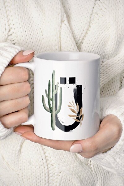 Mio Life كوب مجموعة استوائية مطبوع عليه حرف Ü