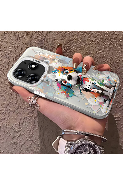 Hontinga حافظة هاتف متوافقة مع هاتف Tecno Spark 10 Pro، حافظة صلبة مقاومة للص...