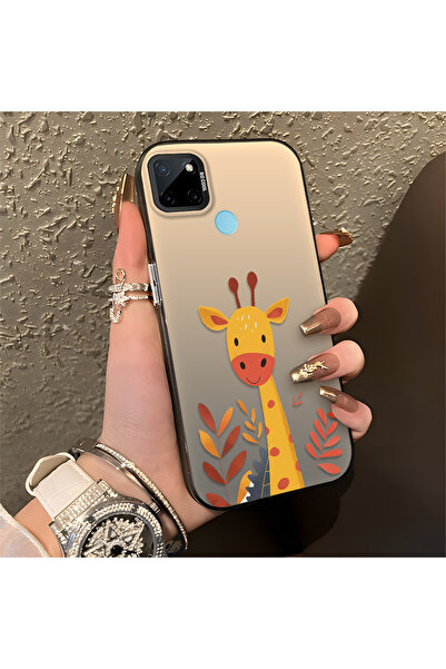 Hontinga حافظة متوافقة مع هاتف Realme C25Y/C21Y، حافظة هاتف صلبة مضادة للسقوط...