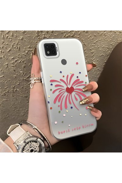 Hontinga حافظة متوافقة مع هاتف Poco C31، حافظة هاتف صلبة مضادة للسقوط، فتاة ل...