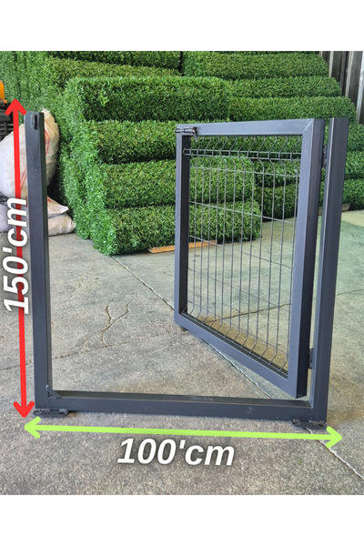 ÖR-AS TEL ÖRGÜ & PANEL ÇİT SİSTEMLERİ Antrastik Gri Tel Çit Kapı-Panel Çit Te...