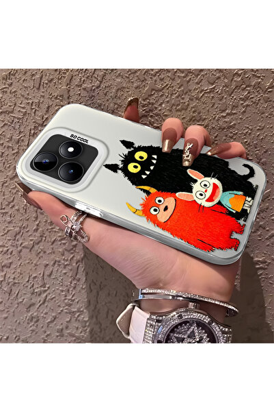 Hontinga حافظة هاتف متوافقة مع هاتف Realme Note 50، حافظة صلبة مقاومة للصدمات...