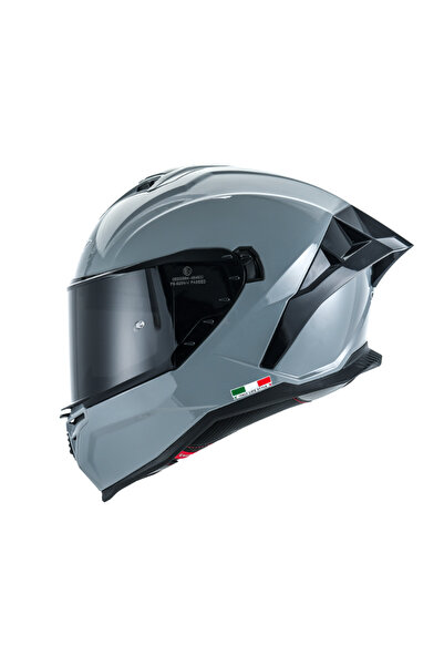 Sway SW 867 Nardo Grey Full Face (Siyah Vizörlü)