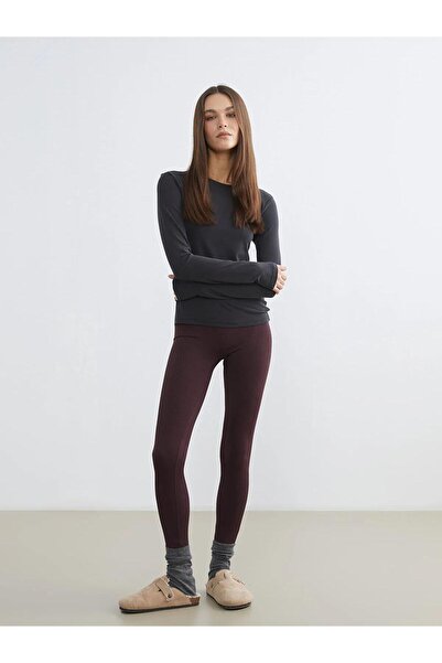 LC Waikiki Shaping / Sculpting Stitch-Free Corded Fabric Women's Tights (W5)