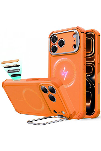 ESR Husa MagSafe pentru Apple iPhone 17 Pro, ESR, Cyber Armor Kickstand, Port...