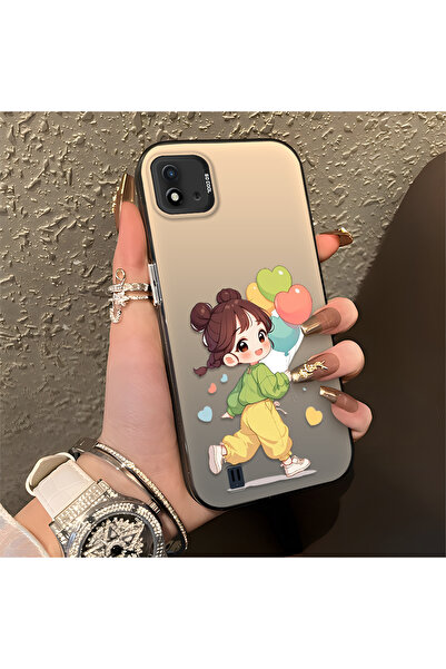 Hontinga حافظة متوافقة مع هاتف Realme C11 2021، حافظة هاتف صلبة مضادة للسقوط،...