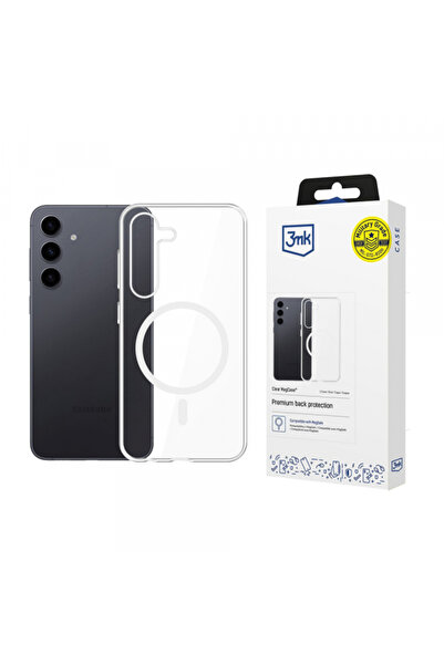 3MK Husa MagSafe pentru Samsung Galaxy S24 S921, 3MK, Clear MagCase, Transpar...