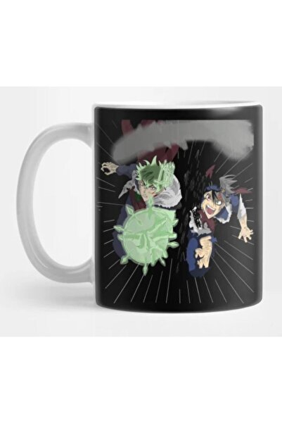 Mio Life مج زجاجي من بلاك كلوفر يونو وأستا