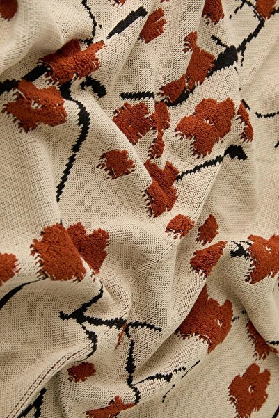 larocci Women's Stone-Tile Floral Shoulder Shawl