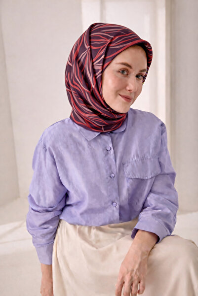 Silk Home Tivil Pure Silk 52451 Pink Purple Floral Pattern