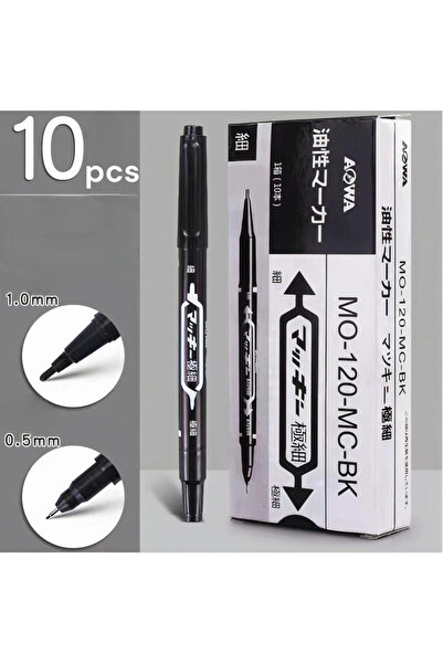 JML1 Permanent Marker Set of 10 with Two Tips