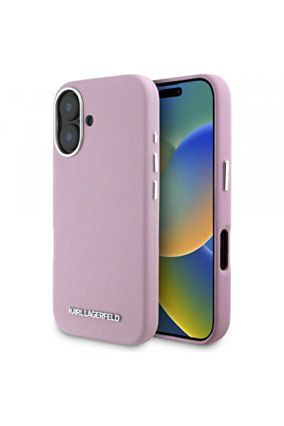 Karl Lagerfeld Husa MagSafe pentru Apple iPhone 16, Karl Lagerfeld, Saffiano ...