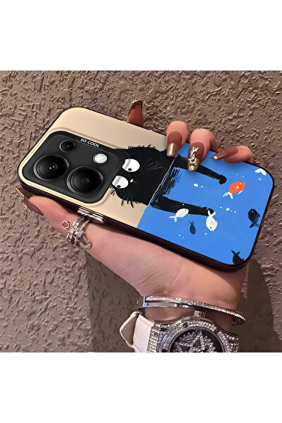 Hontinga حافظة هاتف متوافقة مع هاتف Poco M6 Pro 4G، حافظة صلبة مقاومة للصدمات...