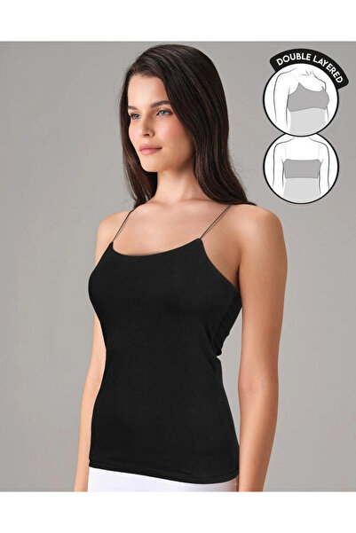Doreanse 9210 Women's Double Layer Tank Top with String Straps