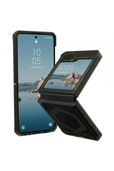 Urban Armor Gear MagSafe Case for Samsung Galaxy Z Flip5 F731, Urban Armor Gear, Plyo Pro, Green Gray
