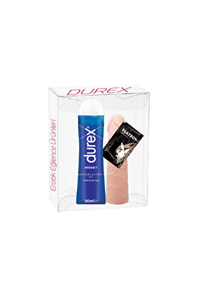 Durex Hisset Pürüzsüz Hazlar 50mlJel+Se.ksShop Ürünleri 5cmDolgulu Uzatmalı P...