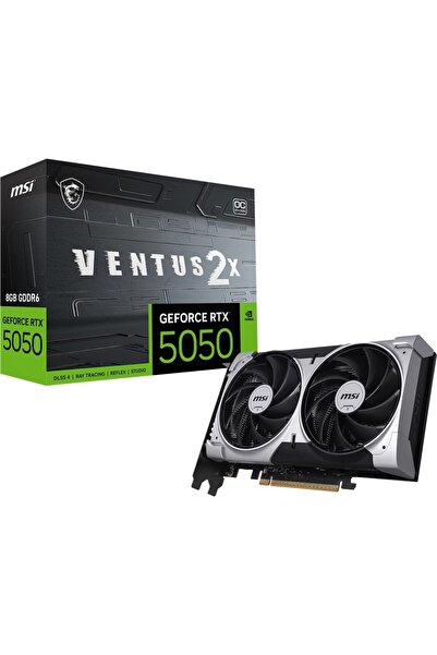 BİLGEPAZAR MSI VGA Geforce RTX 5050 8G Ventus 2X OC 8GB GDDR6 128B DX12 3xDP/...