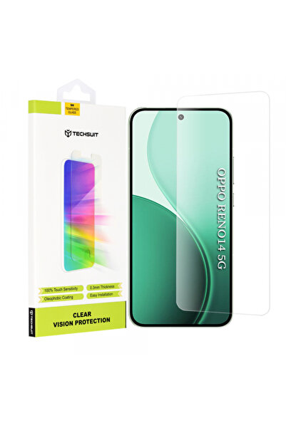 Techsuit Folie de protectie Ecran Clear Vision pentru Oppo Reno14, Sticla Securizata