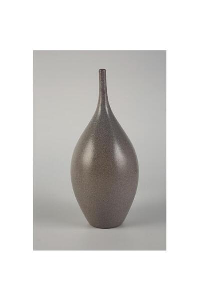 Vitale مزهرية إزنك متوسطة الحجم باللون الرمادي الداكن AK.NRH0188