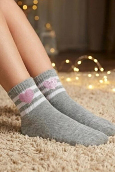 newhappylife Детски чорапи за момичета с форма на сърце и сърцевиден мотив