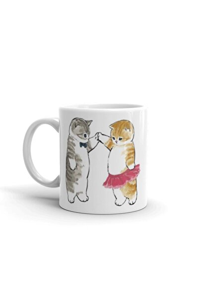 Mio Life White Linear Faces And Shapes Mug Mug