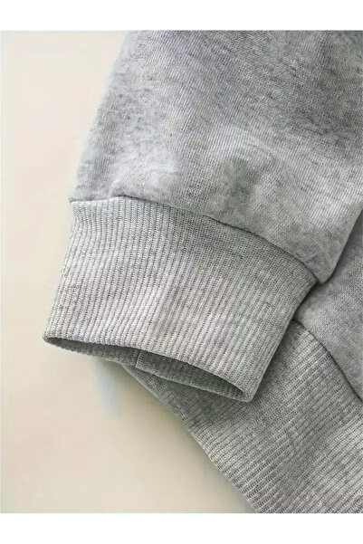 Sweet Cotton Men's Hooded Winter Custom Printed Tracksuit Set-Top and Bottom Set