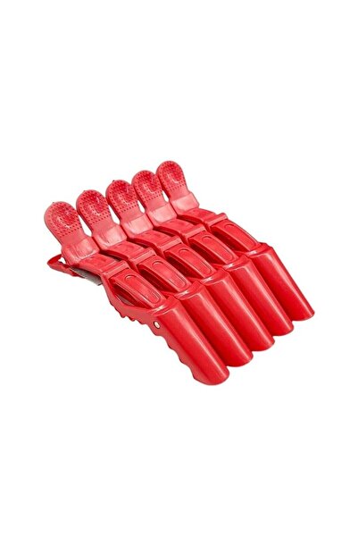 KSD Red Hair Clips 150 Pieces - Professional Styling Clips for Salons and Crafts
