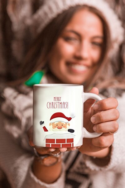 Mio Life كوب كوب مطبوع عليه عنوان عيد الميلاد المجيد سانتا كلوز للعام الجديد