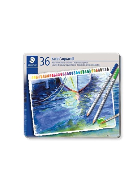 Staedtler Creioane colorate acuarela Karat Aquarell 125, 36 culori/set