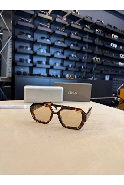 Bubbleatelier نظارات شمسية زجاجية باللون البني الفاتح من ليوبارد