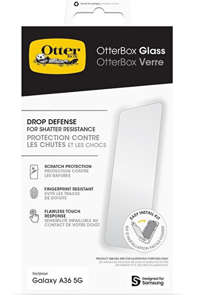 OTTERBOX Glass Screen Protector for Samsung Galaxy A36 5G and A56 5G