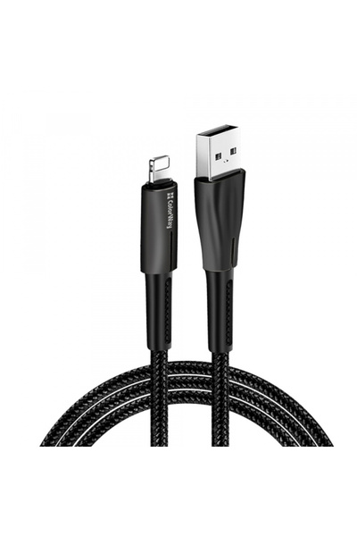 ColorWay Cablu Date si Incarcare USB-A - Lightning CW-CBUL035, 18W, 1m, Negru