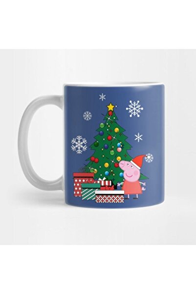 Mio Life Peppa Pig Around The Christmas Tree Mug
