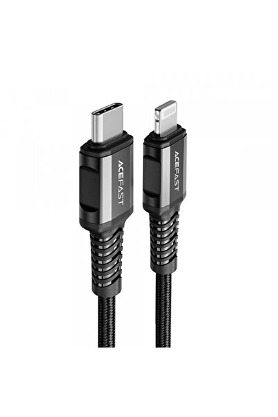 Acefast Cablu Date si Incarcare USB-C - Lightning C1-01, 30W, 1.2m, Negru