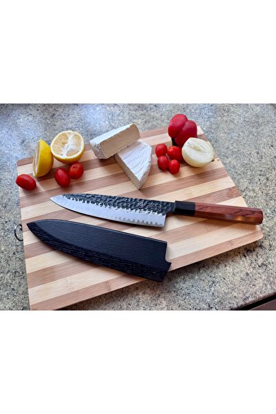 IL PAULO Forged knife - wooden handle - professional knife - 8 inch