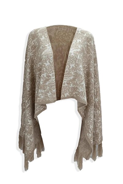 larocci Women's Woven Tassel Shoulder Shawl