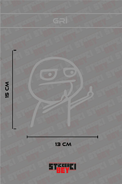 STİCKERCI BEY Moving Trash Man Visual Motorcycle Laptop Helmet Car Sticker De...