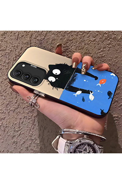 Hontinga حافظة هاتف متوافقة مع هاتف سامسونج جالاكسي S22، حافظة صلبة مقاومة لل...