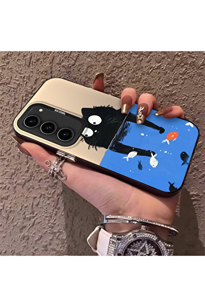 Hontinga حافظة هاتف متوافقة مع هاتف سامسونج جالاكسي S23، حافظة صلبة مقاومة لل...