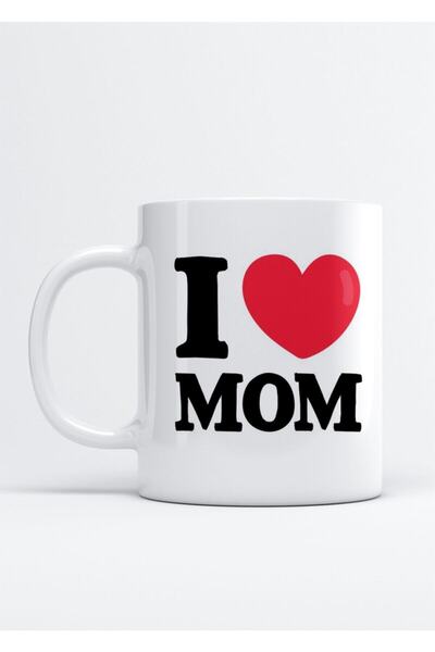 Mio Life Mother's Day Themed I Love Mom Printed Mug